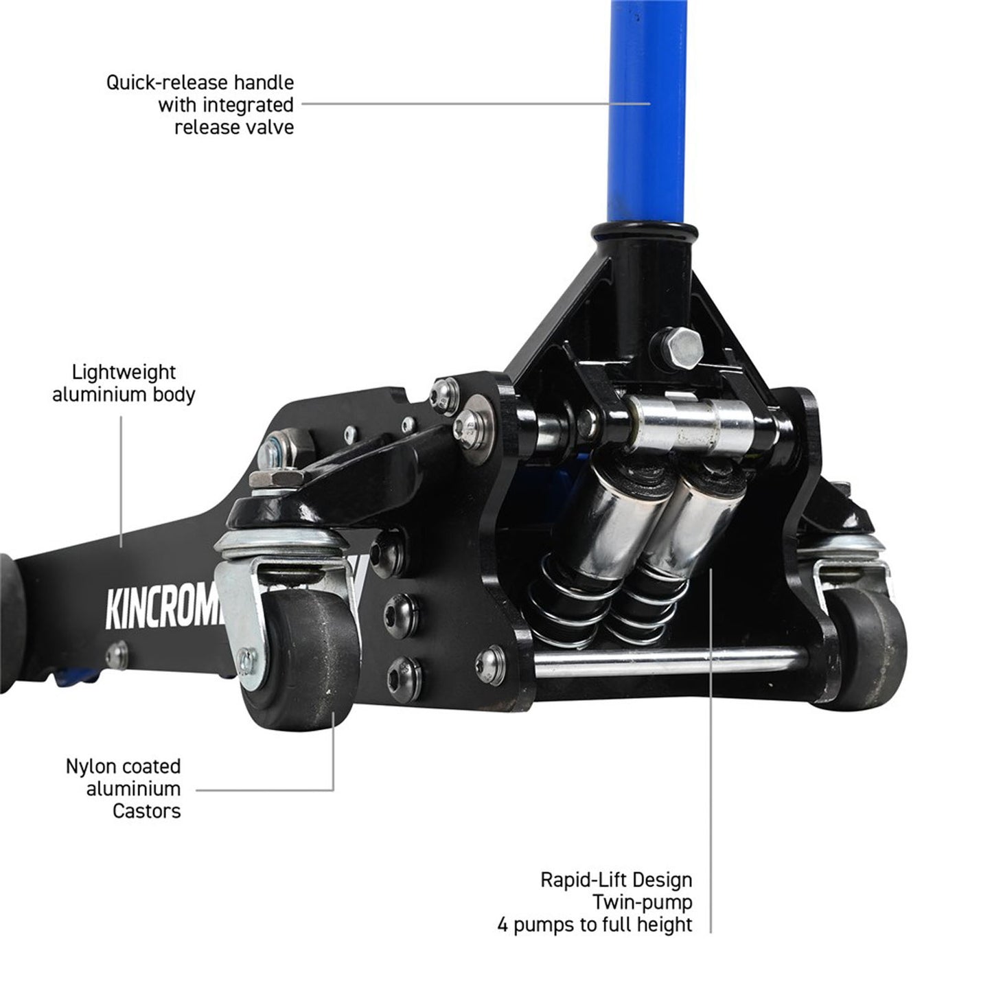 Aluminium Body Racing Jack - Rapid Lift 1,450kg