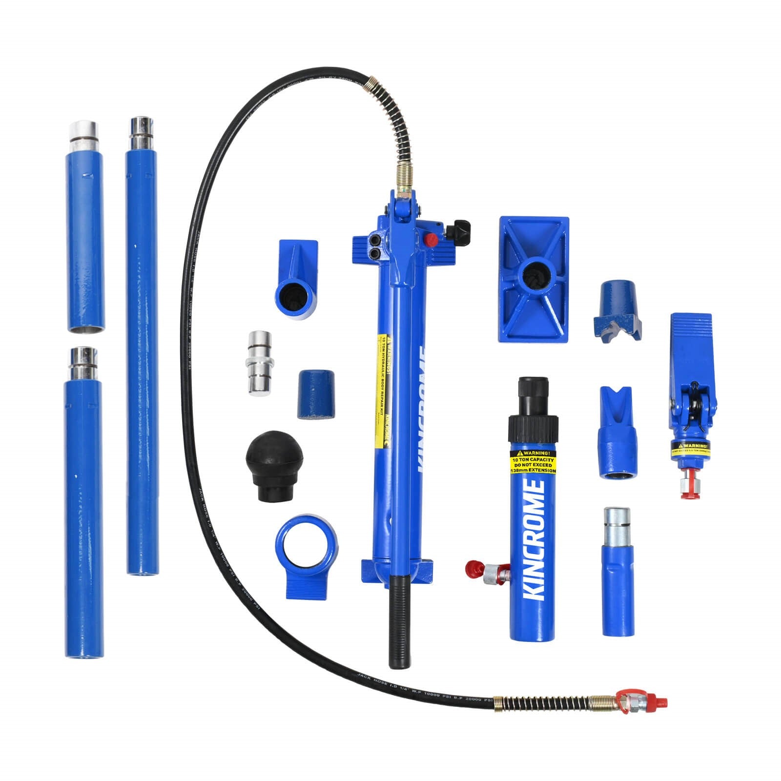 Hydraulic Body Repair Kit - 15 Piece 10 Tonne