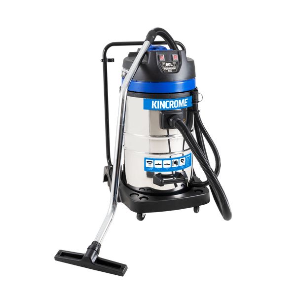 240V Wet & Dry Workshop Vacuum 80L / Twin 1000W