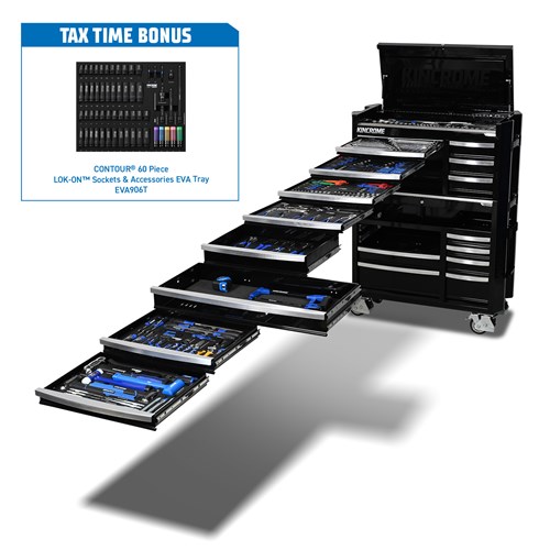 CONTOUR® Workshop Tool Kit 545 Piece 17 Drawer (42") Black