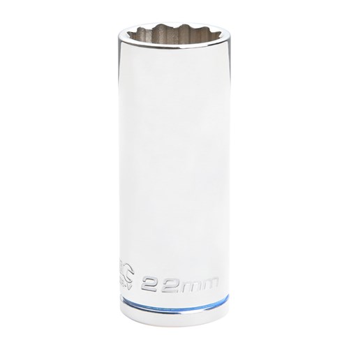 Deep Socket 1/2" Drive 22mm (Mirror Polish)