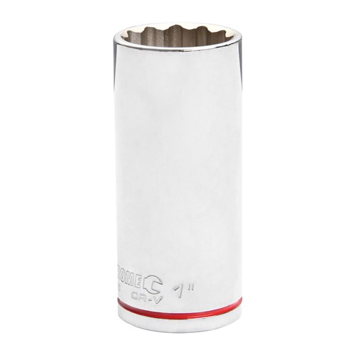 Deep Socket 1/2" Drive 1" (Mirror Polish)