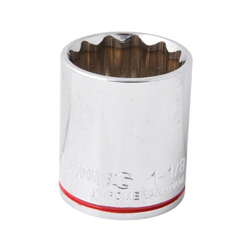Deep Socket 1/2" Drive 1-1/8" (Mirror Polish)